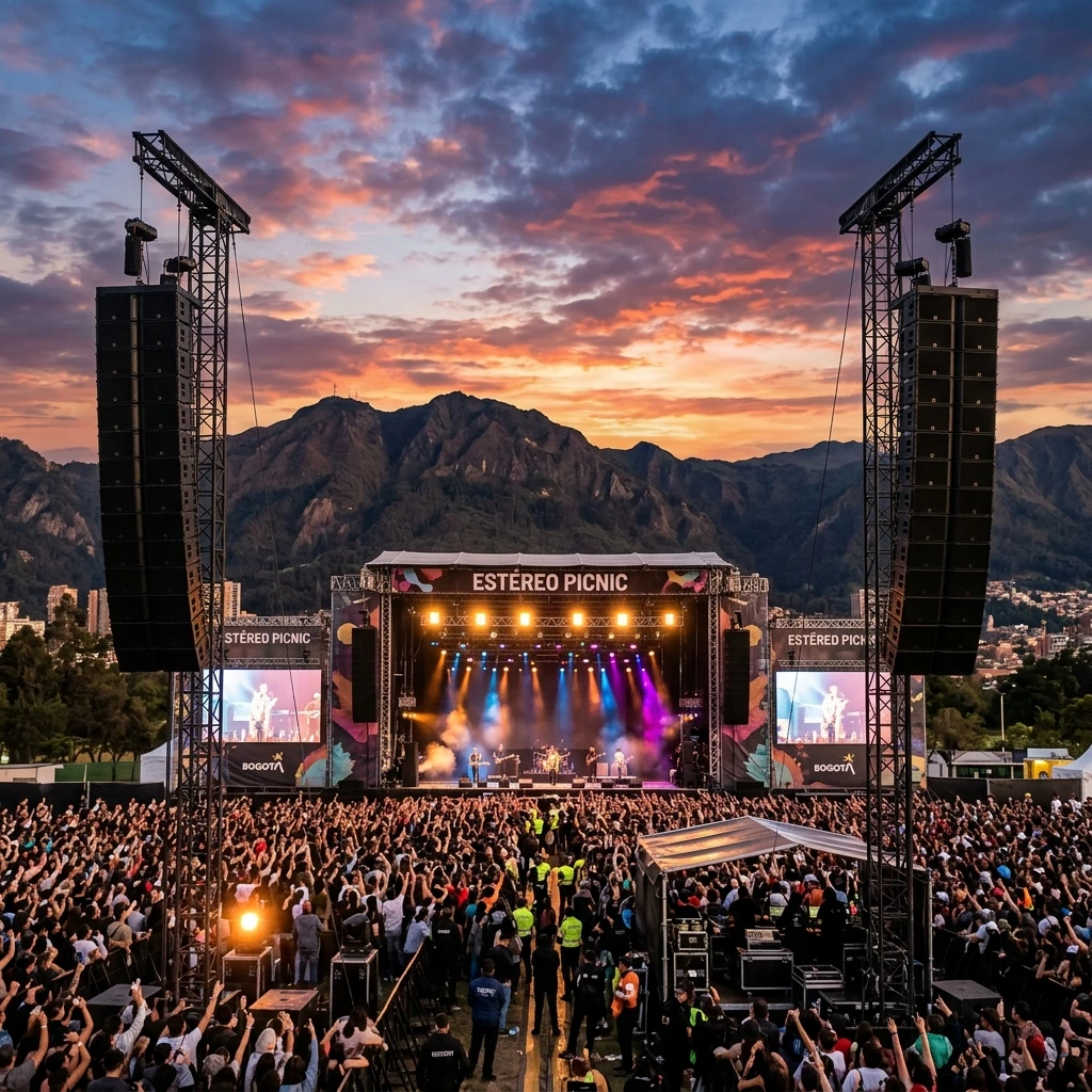 Sonido para eventos al aire libre en Bogotá